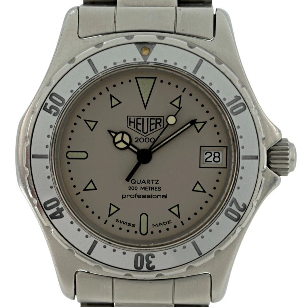 Heuer (Pre-Tag) 34mm Midsize Professional 2000 Series Swiss Watch
